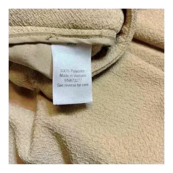 Nine West wide Leg Career Pants Womens 8 Camel color - Picture 6 of 10